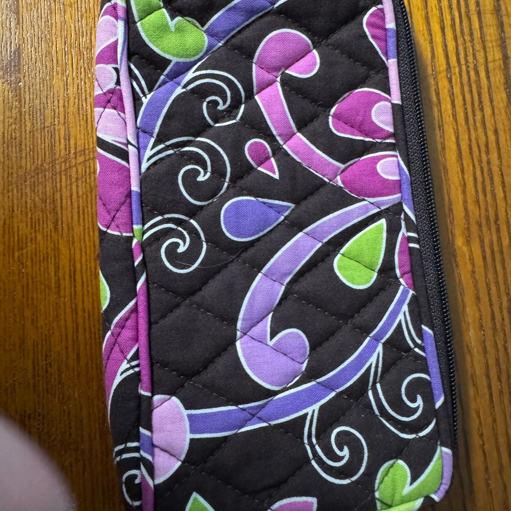 Vera Bradley Purple Punch Floral Wristlet Wallet ~ Like New - Picture 9 of 9